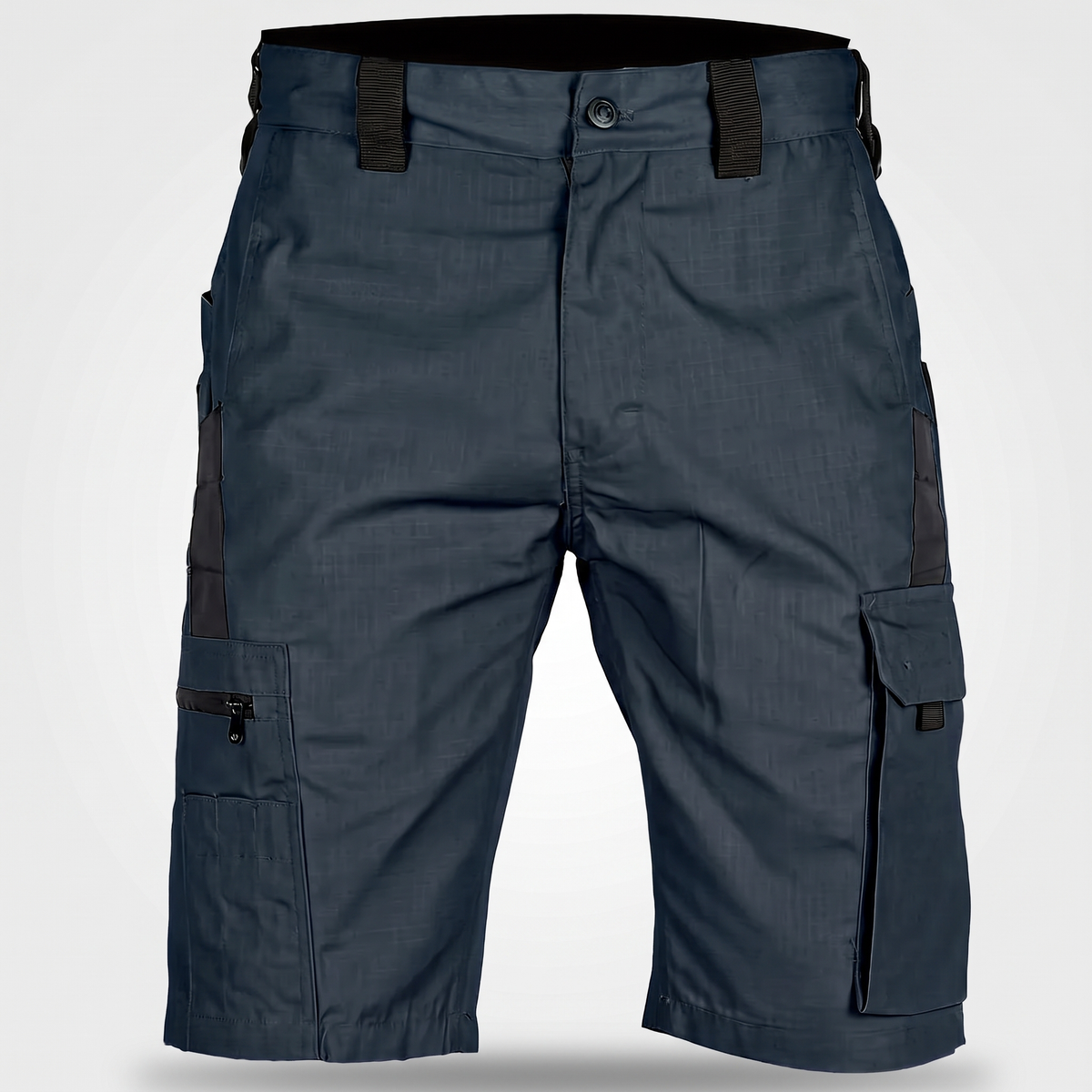Bermudas cargo para hombre - Bermudas hasta la rodilla - Bermudas de senderismo con bolsillo con cremallera