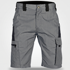 Bermudas cargo para hombre - Bermudas hasta la rodilla - Bermudas de senderismo con bolsillo con cremallera