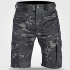 Bermudas cargo para hombre - Bermudas hasta la rodilla - Bermudas de senderismo con bolsillo con cremallera