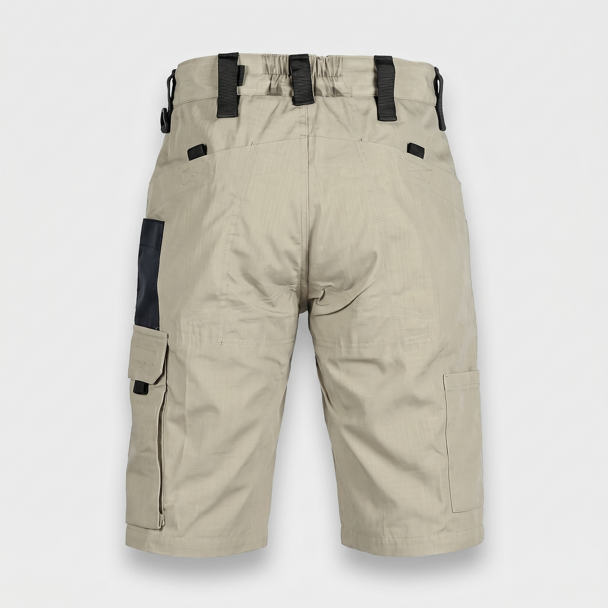 Bermudas cargo para hombre - Bermudas hasta la rodilla - Bermudas de senderismo con bolsillo con cremallera