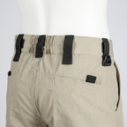Bermudas cargo para hombre - Bermudas hasta la rodilla - Bermudas de senderismo con bolsillo con cremallera