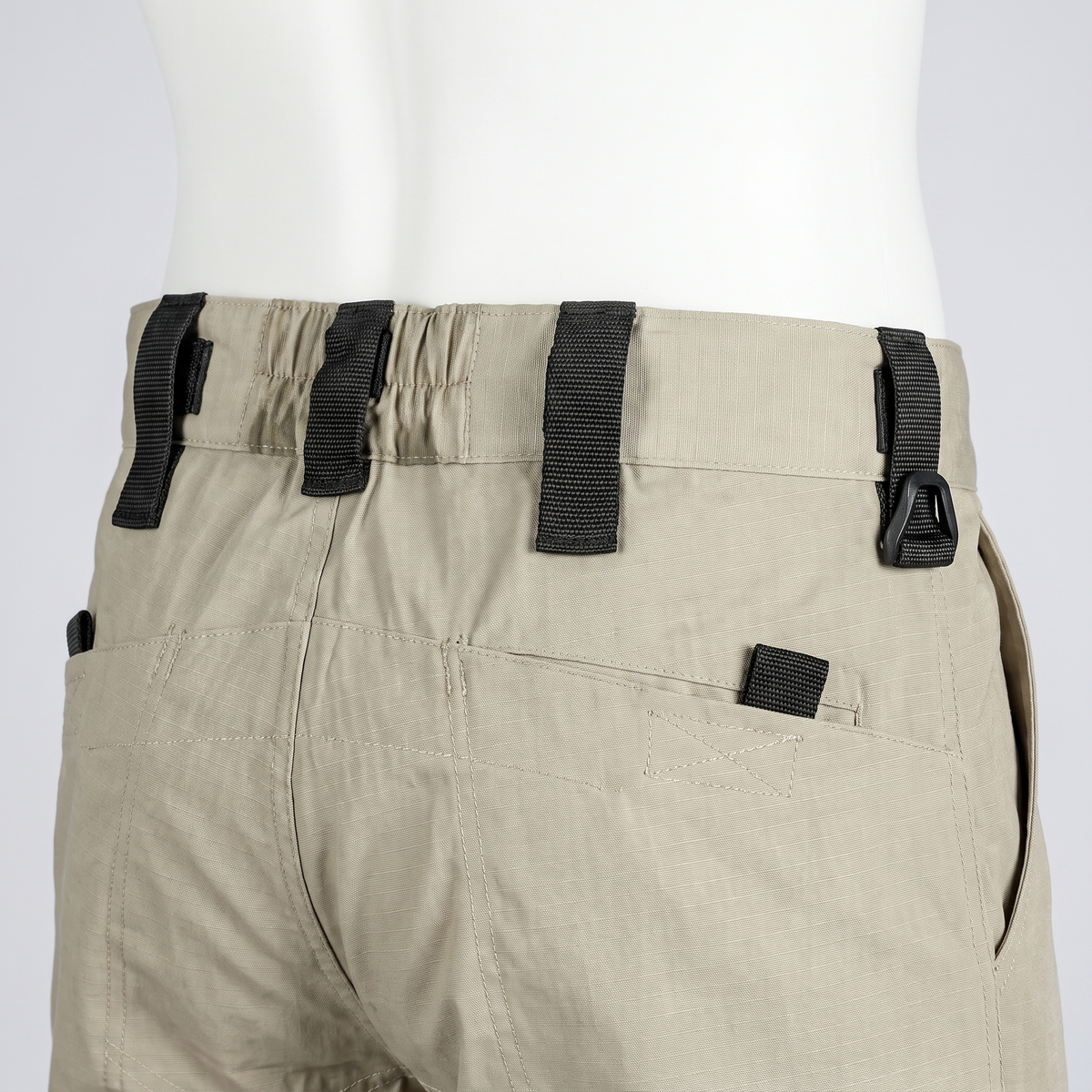 Bermudas cargo para hombre - Bermudas hasta la rodilla - Bermudas de senderismo con bolsillo con cremallera