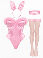 Body de conejita con diadema de orejas a juego