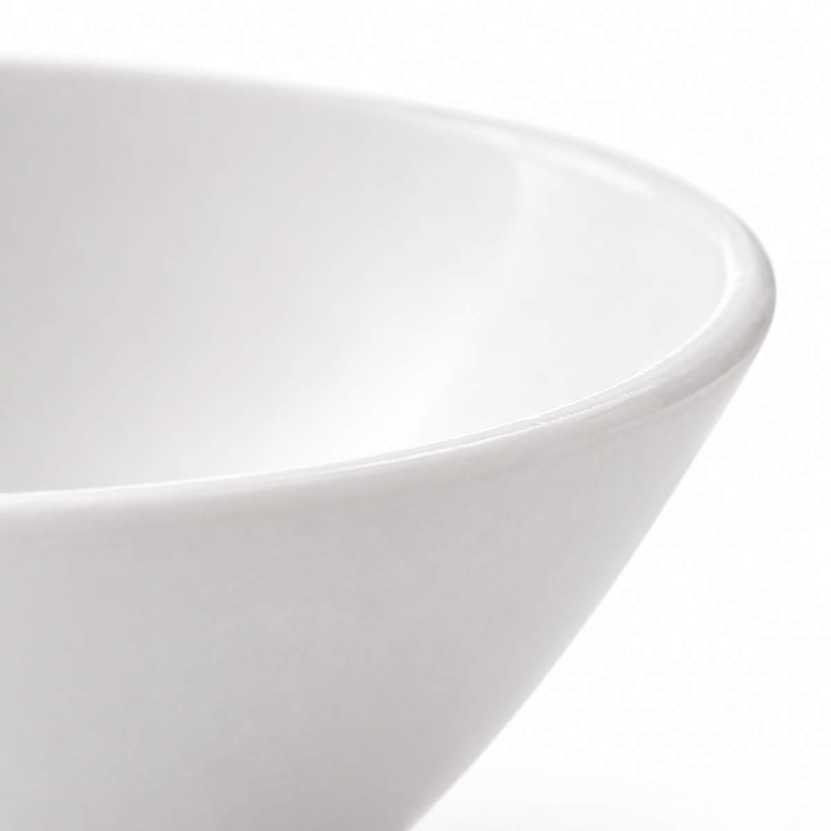 Bol de servir de porcelana blanca 25 cm minimalista