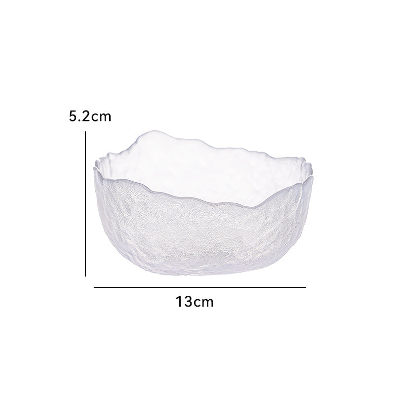Bol decorativo ondulado de cristal