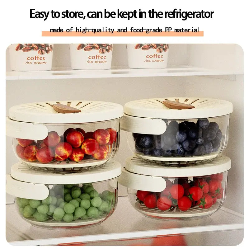 Bol multifunción con escurridor para lavar frutas y verduras