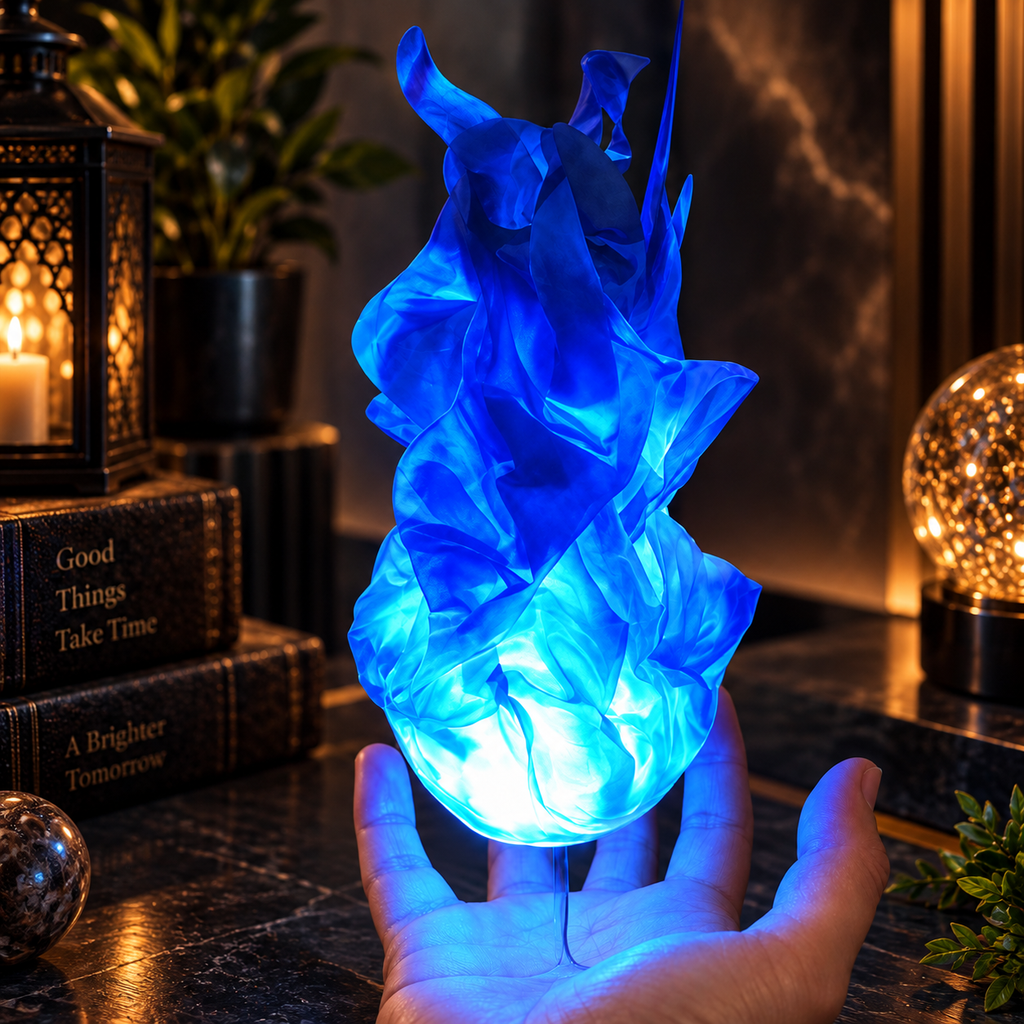 Bola de fuego flotante para cosplay