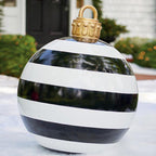 Bola navideña hinchable de exterior 60 cm – Decoración de Navidad resistente a la intemperie en PVC