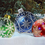 Bola navideña hinchable de exterior 60 cm – Decoración de Navidad resistente a la intemperie en PVC