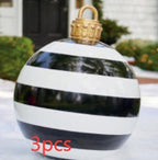 Bola navideña hinchable de exterior 60 cm – Decoración de Navidad resistente a la intemperie en PVC
