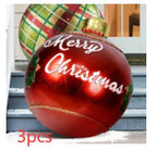 Bola navideña hinchable de exterior 60 cm – Decoración de Navidad resistente a la intemperie en PVC