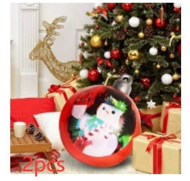 Bola navideña hinchable de exterior 60 cm – Decoración de Navidad resistente a la intemperie en PVC