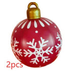 Bola navideña hinchable de exterior 60 cm – Decoración de Navidad resistente a la intemperie en PVC