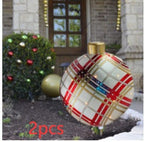 Bola navideña hinchable de exterior 60 cm – Decoración de Navidad resistente a la intemperie en PVC