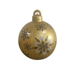 Bola navideña hinchable de exterior 60 cm – Decoración de Navidad resistente a la intemperie en PVC