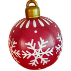 Bola navideña hinchable de exterior 60 cm – Decoración de Navidad resistente a la intemperie en PVC