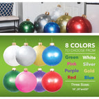 Bola navideña hinchable gigante decorativa