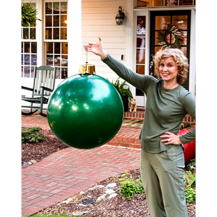 Bola navideña hinchable gigante decorativa