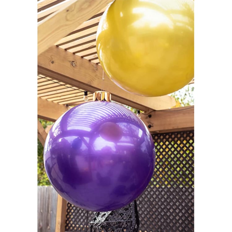 Bola navideña hinchable gigante decorativa