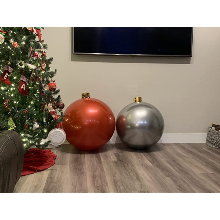 Bola navideña hinchable gigante decorativa