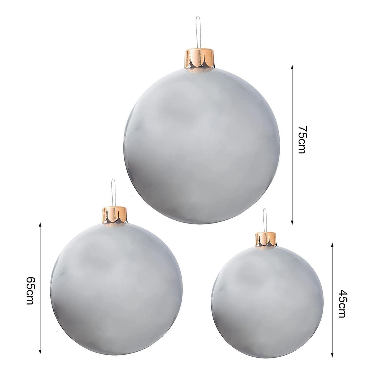 Bola navideña hinchable gigante decorativa