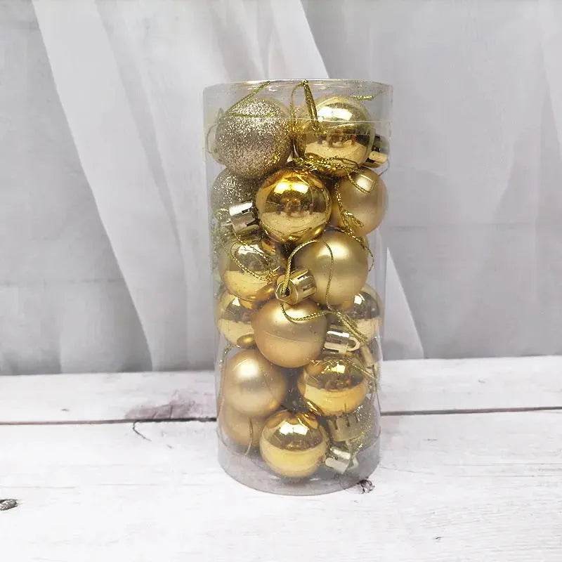 Bolas de Navidad brillantes y mate para decoración navideña