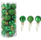 Bolas de Navidad brillantes y mate para decoración navideña