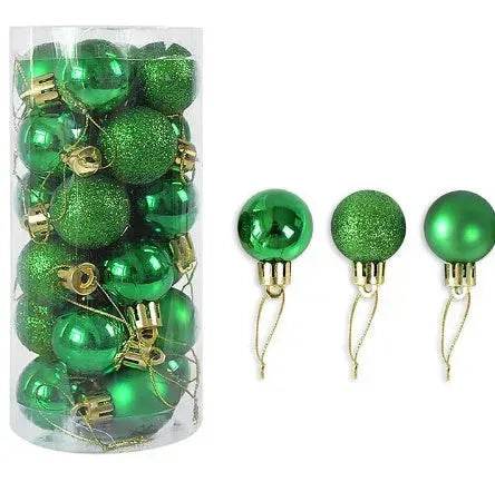 Bolas de Navidad brillantes y mate para decoración navideña