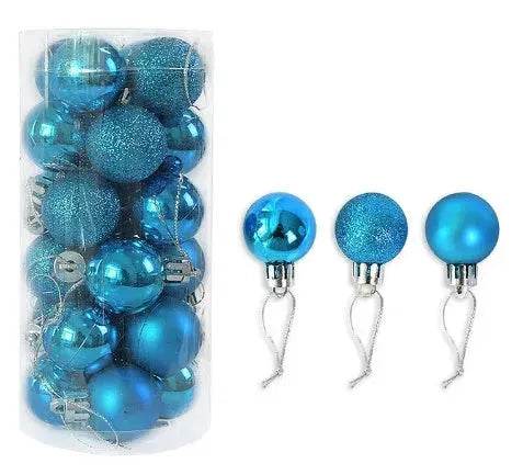 Bolas de Navidad brillantes y mate para decoración navideña