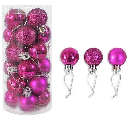 Bolas de Navidad brillantes y mate para decoración navideña