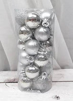 Bolas de Navidad brillantes y mate para decoración navideña