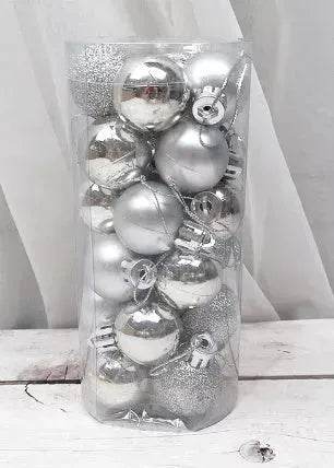 Bolas de Navidad brillantes y mate para decoración navideña