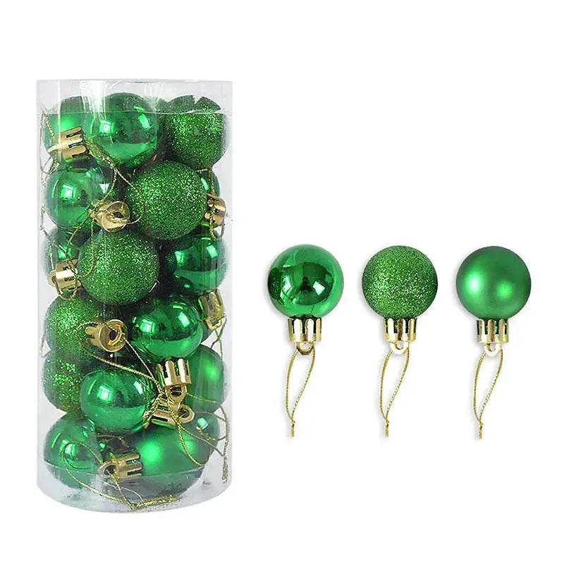 Bolas de Navidad brillantes y mate para decoración navideña