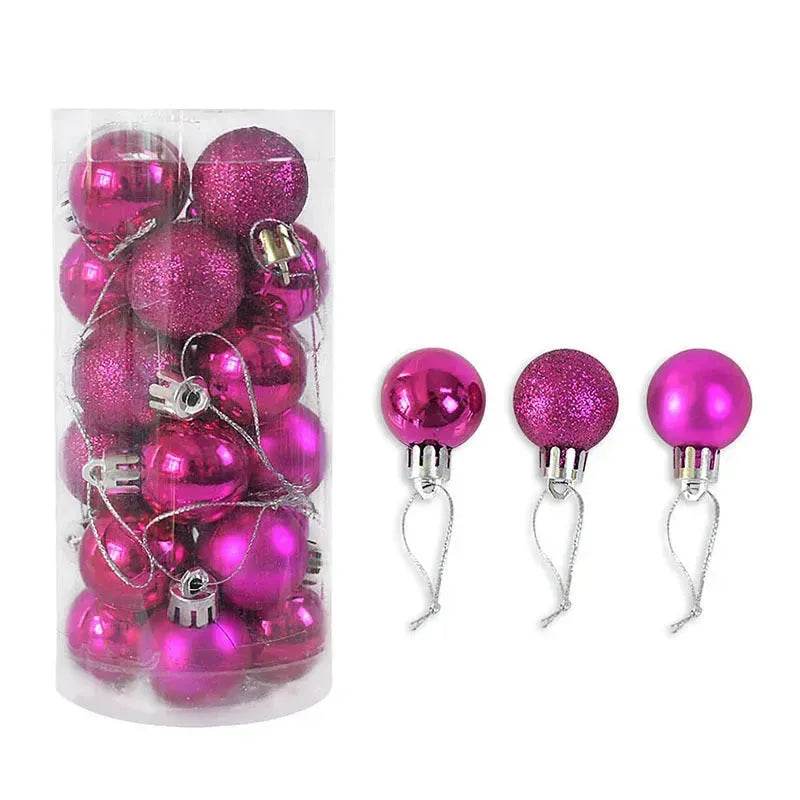 Bolas de Navidad brillantes y mate para decoración navideña