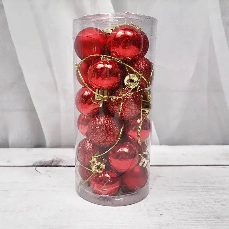 Bolas de Navidad brillantes y mate para decoración navideña