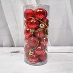 Bolas de Navidad brillantes y mate para decoración navideña