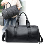 Bolsa de viaje de cuadros elegante