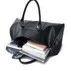 Bolsa de viaje de cuadros elegante
