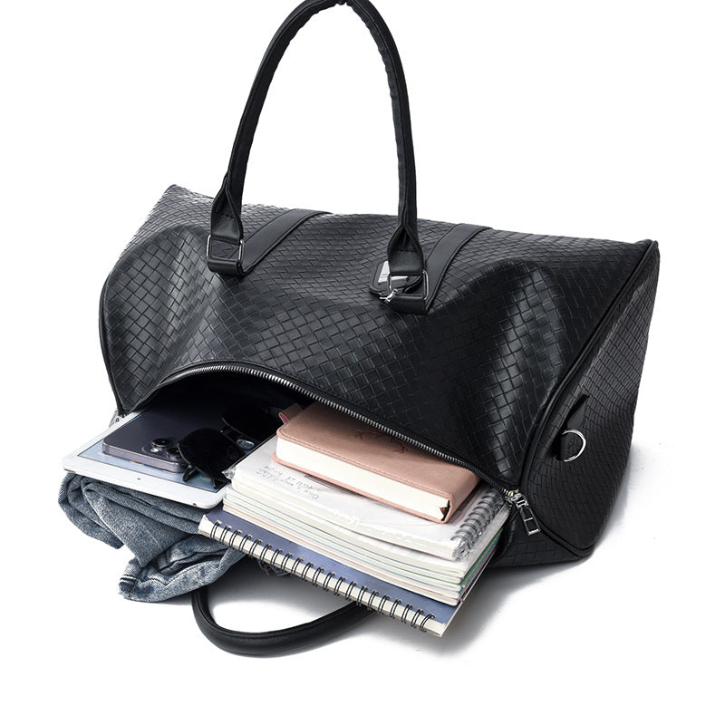 Bolsa de viaje de cuadros elegante