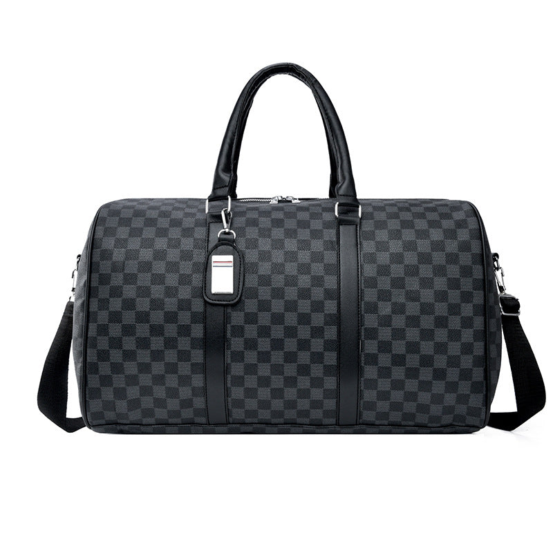 Bolsa de viaje de cuadros elegante