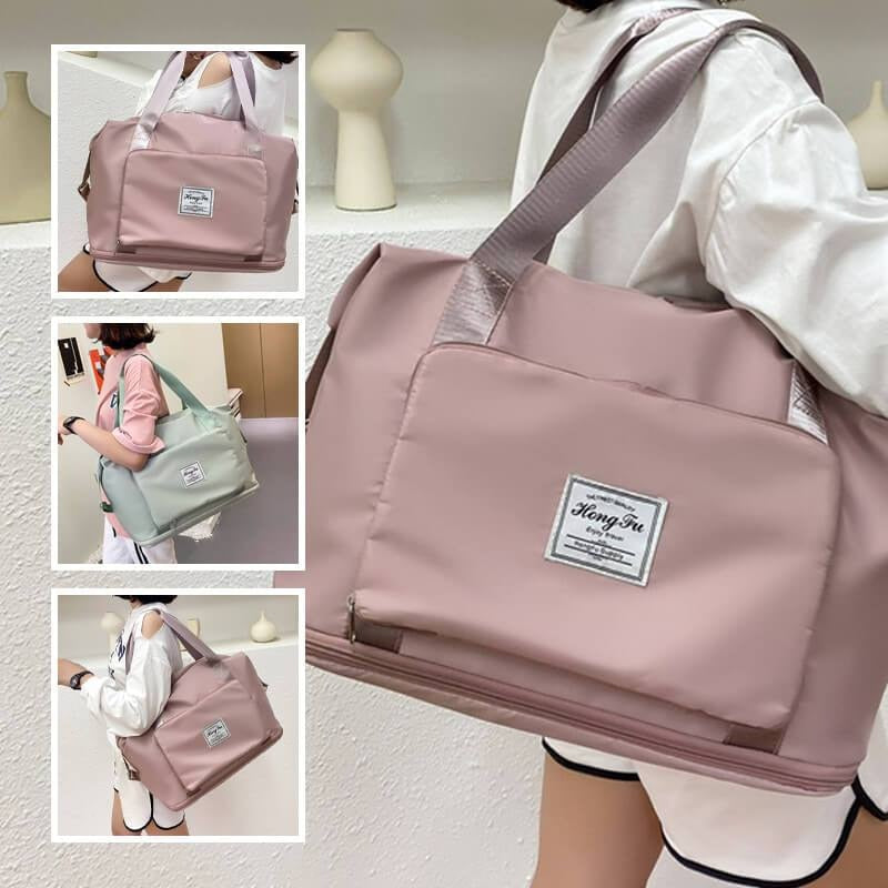 Bolsa de viaje plegable multicompartimentos
