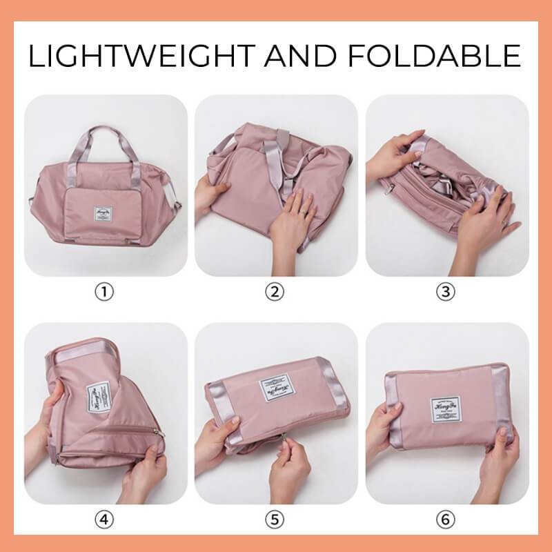 Bolsa de viaje plegable multicompartimentos