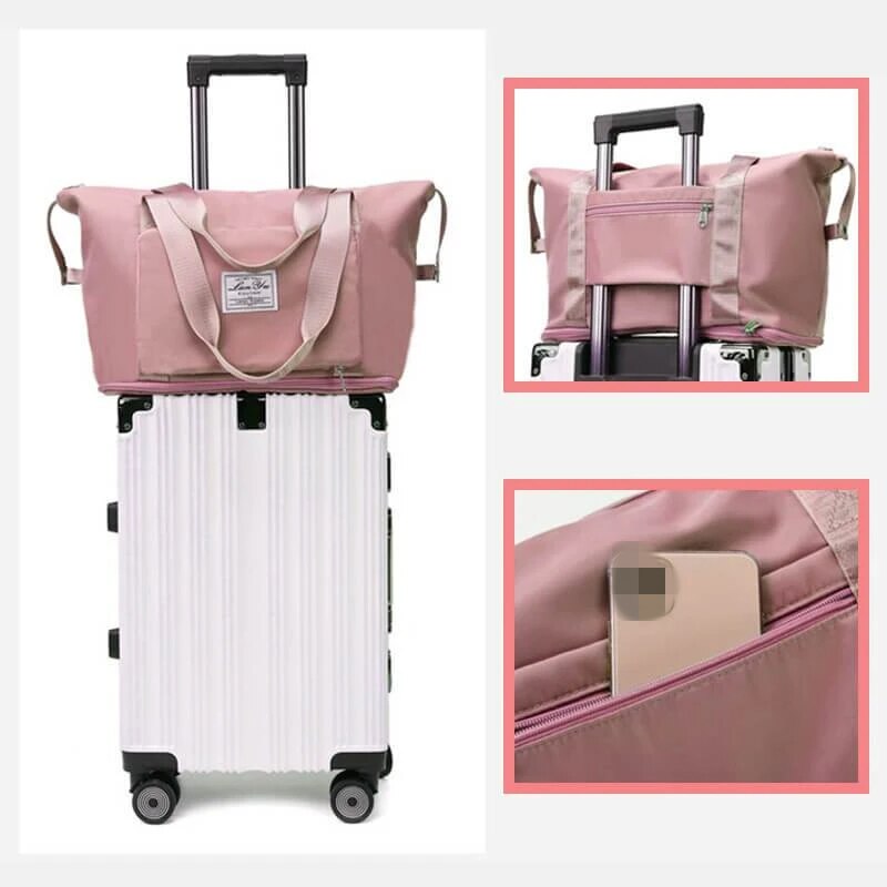 Bolsa de viaje plegable multicompartimentos