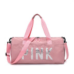 Bolsa deportiva multifuncional con diseño de lentejuelas brillantes