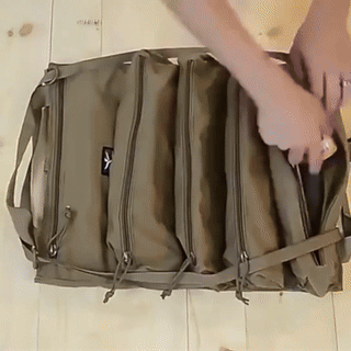 Bolsa organizadora de herramientas multiusos enrollable