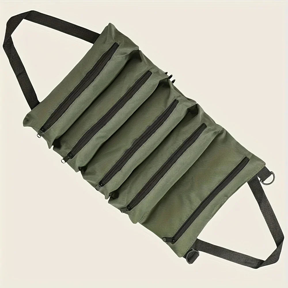 Bolsa organizadora de herramientas multiusos enrollable
