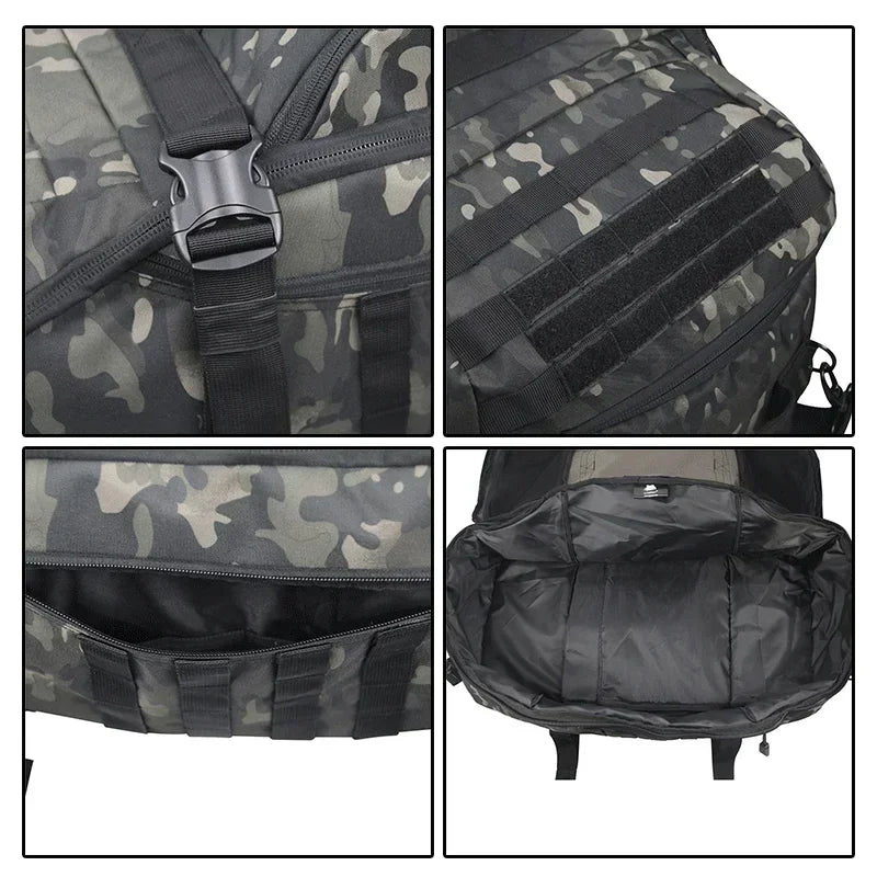 Bolsa de viaje táctica grande y mochila TrailTrek Duffle