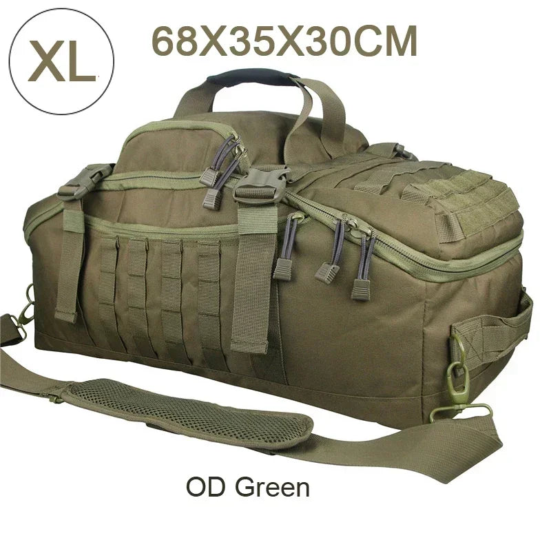Bolsa de viaje táctica grande y mochila TrailTrek Duffle