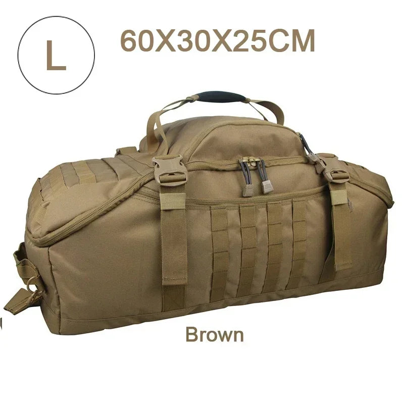 Bolsa de viaje táctica grande y mochila TrailTrek Duffle