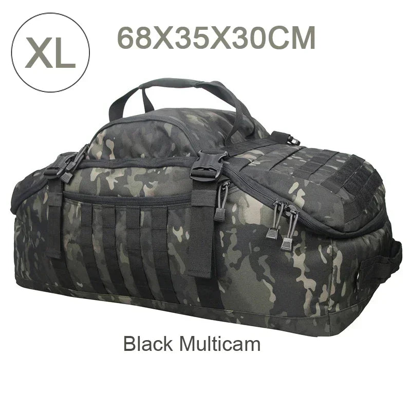 Bolsa de viaje táctica grande y mochila TrailTrek Duffle